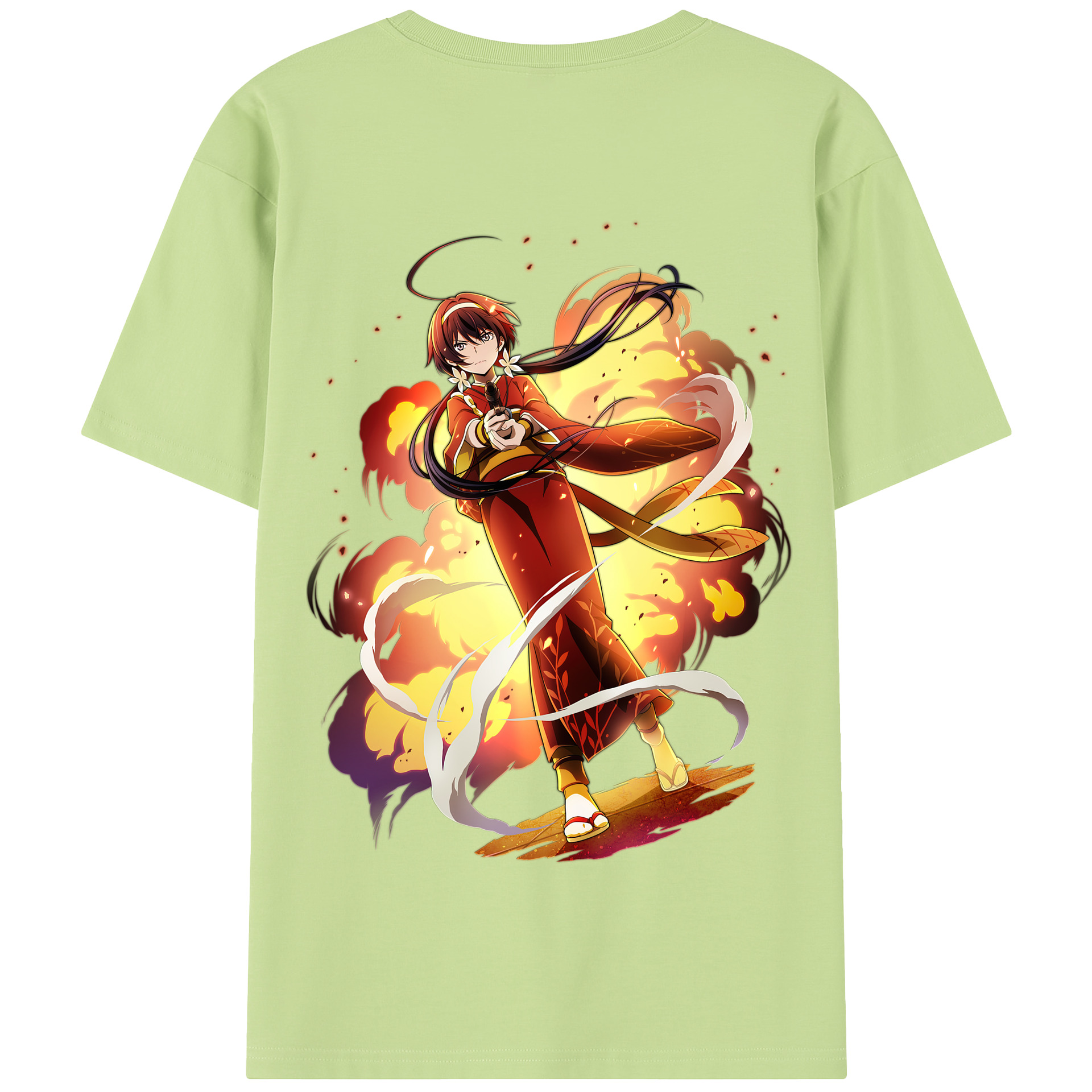 （画像用） 文豪ストレイドッグス Bungo Stray Dogs 綿100％半袖Tシャツ（背面プリント）